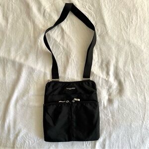 Baggallini Black Nylon Crossbody Bag